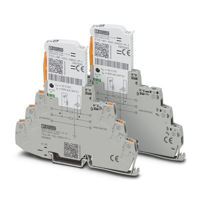Protector contra sobretensão TTC-6P-1X2-24DC-PT-I para aplicações industriais