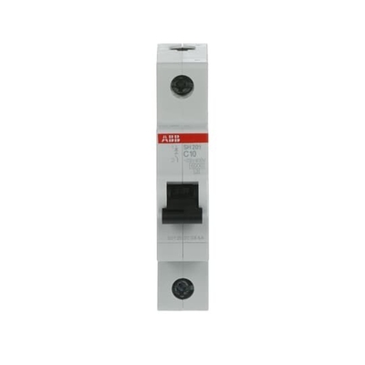 1 Interruptor de circuito em miniatura de pólo C10 10 A para proteção elétrica segura e duradoura
