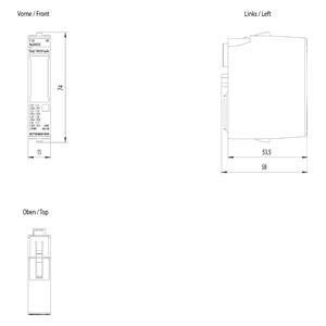 PLC 6ES7136-6BA01-0CA0 F-DI HF 8x24VDC Módulo eletrónico para monitorização precisa