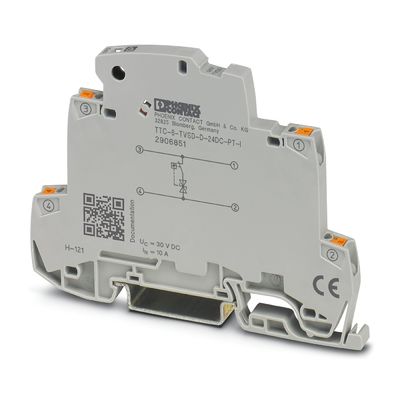TTC-6-TVSD-D-24DC-PT-I Phoenix Contact Surge Protector 2 Pole Voltagem nominal 24 V DC