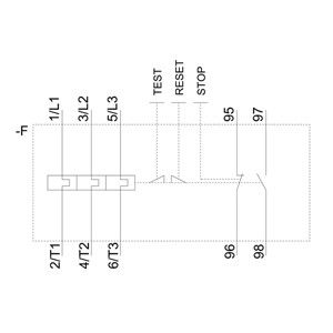 3RU6126-4EB1 Relé de sobrecarga para protecção do motor autónomo Tamanho S0 34...40 A Classe 10