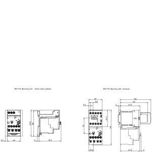 3RU7116-0DB0 relés de sobrecarga 3RU7 tamanho S00 com PROTECTIVO 51.00 x 102.00 x 84.00MM