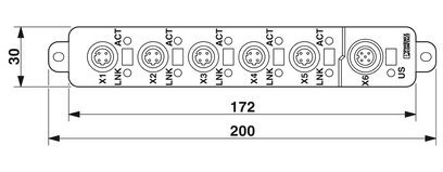 2700200 Phoenix Contact Industrial Ethernet Switch FL SWITCH 1605 M12 para as suas necessidades