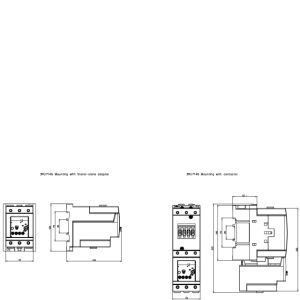 Relais de tensão 3RU7146-4MB0 para e Performance Tamanho S3 76.50 x 112.00 x 129.00MM