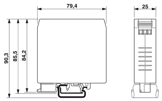240V AC L-N 50Hz 60Hz Frequência nominal do centro Filtro EMC para Phoenix Contacto NEF 1-3