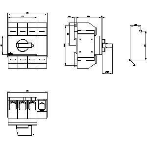 PLC 3KD0342-2LG20-3 Dispositivos básicos desconectando o eixo do interruptor para controle de potência suave