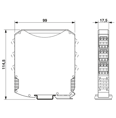 RAD-2400-IFS Phoenix Contact Wireless Communication Module com nível de proteção IP20