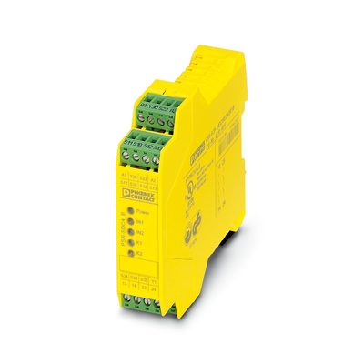 2981486 PSR-SCP-24DC/SDC4/2X1/B Relais de segurança de contacto Phoenix com teoria de relais de tensão