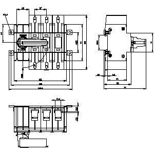 PLC 3KD3432-2NE10-0 SENTRON 3KD Desconectores de interruptor de eixo para dispositivos básicos até 1600 A