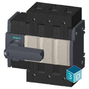 PLC 3KD3432-2NE10-0 SENTRON 3KD Desconectores de interruptor de eixo para dispositivos básicos até 1600 A