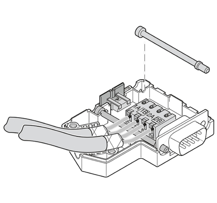 Conector de autocarro D-SUB para industrial