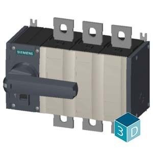 3KD3832-0PE10-0 Dispositivos básicos Desconectador para SENTRON 3KD até 1600 A por PLC