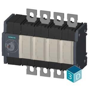 PLC 3KD3840-0NE10-0 SENTRON Desconectores de interruptores de eixo para dispositivos básicos de até 1600 A