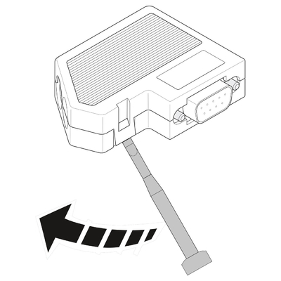 Conexões contínuas com Phoenix Contact 2799490 SUBCON-PLUS F2 D-SUB Bus Connector
