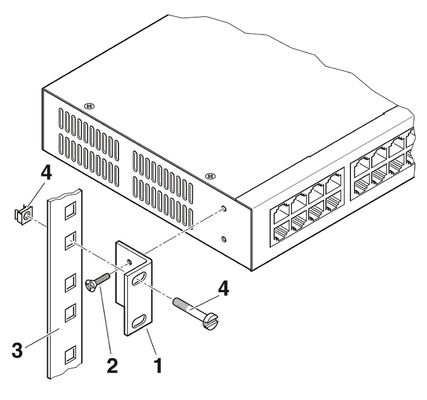 FL SWITCH 1924 Phoenix Contact Industrial Ethernet Switch com nível de proteção IP20