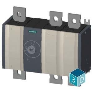 3KD4630-0QE20-0 Dispositivos básicos de desconexão de interruptores Desconectores SENTRON 3KD até 1600 A