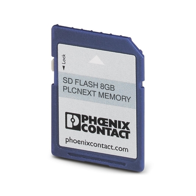SD Flash 8GB PLCNEXT Memória Programa/Otimização de configuração para Phoenix Contact