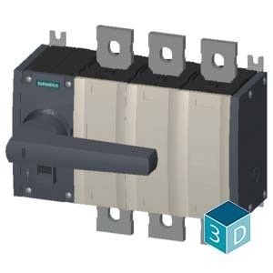 PLC 3KD4832-0QE10-0 Dispositivos básicos Interruptor de desconexão para SENTRON 3KD até 1600 A