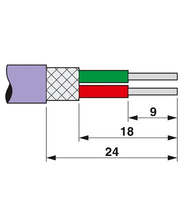 2744377 SUBCON-PLUS-PROFIB/AX Phoenix Contact D-SUB Bus Connector para transmissão de dados