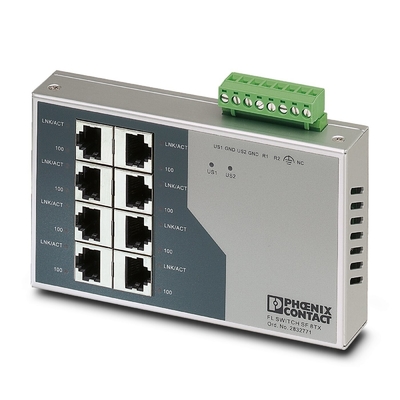 Phoenix Contact FL SWITCH SF 8TX Industrial Ethernet Switch Proteção IP20 Certificado