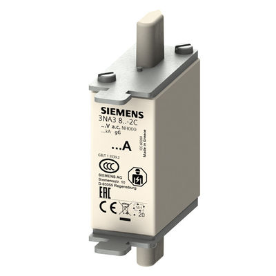 PLC 3NA3814-2C LV HRC Fuse Link GL/GG com indicador frontal Tamanho 000 Fácil de instalar