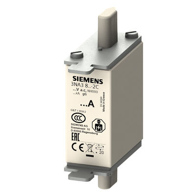 Dimensão 000 LV HRC Fuse Link GL/GG com alças de aderência não isoladas e indicador frontal