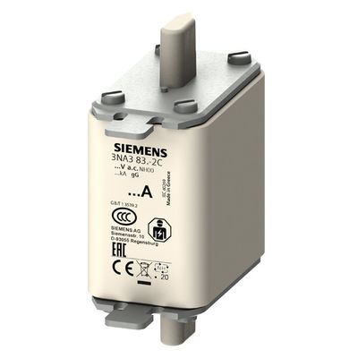 PLC 3NA3836-2C LV HRC Fuse Link GL/GG com agarradores não isolados Tamanho 00 500V