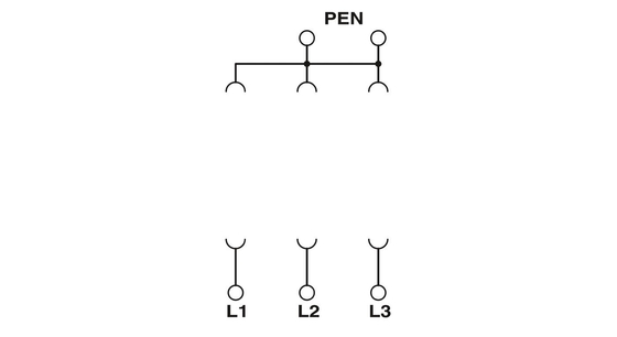 Conexão Phoenix Tipo 2 Base de proteção contra sobretensões 2881816 VAL-MS/3 0-BE Voltagem nominal 3 Polo 1