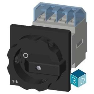 PLC 3LD2054-0TK51 Dispositivos básicos de desconexão de interruptores para sistemas de controlo industrial