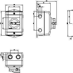 PLC 3LD2064-1TC53 Dispositivos básicos Desconectador para distribuição suave de energia