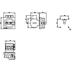 3LD2103-1TP51 Dispositivos básicos que desconectam interruptores e são acessíveis para necessidades industriais