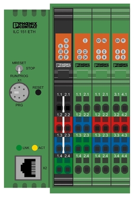 Phoenix Contact ILC 191 ETH 2TX Controlador A chave para processos industriais bem sucedidos