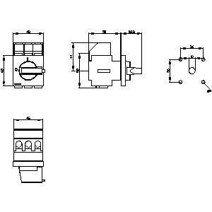 PLC de grau industrial 3LD2122-0TK11 Dispositivos básicos de desconexão de interruptor para desempenho