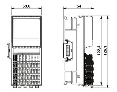 AXL F PSDI8/4 1F Módulo de segurança Opção superior para Peças sobressalentes de automação de contato Phoenix
