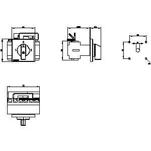 PLC 3LD2123-7UK01 Dispositivos básicos de desconexão de interruptores para aplicações industriais
