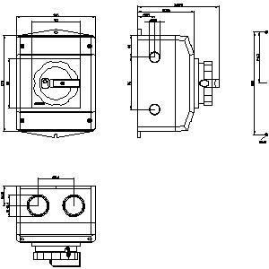 PLC 3LD2165-4VD51 Dispositivos básicos de desconexão de interruptores para normas de segurança industrial
