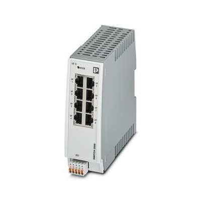 Conectividade segura com FL SWITCH 2008 Industrial Ethernet Switch por Phoenix Contact