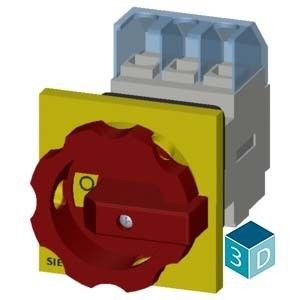 PLC 3LD2254-0TK53 Dispositivos básicos de desconexão de interruptores para aplicações industriais