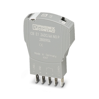 24 V DC 2800904 CB E1 24DC/4A NO P Phoenix Contact Equipamento eletrônico Disjuntor