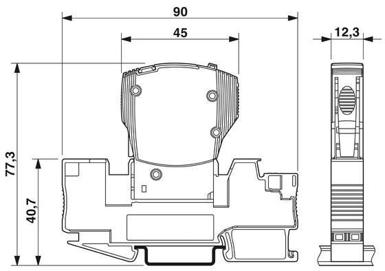 24 V DC 2800904 CB E1 24DC/4A NO P Phoenix Contact Equipamento eletrônico Disjuntor