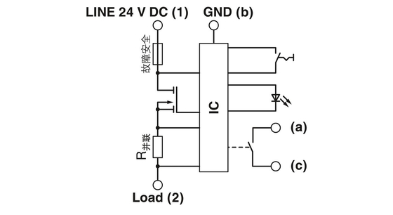 24 V DC 2800904 CB E1 24DC/4A NO P Phoenix Contact Equipamento eletrônico Disjuntor