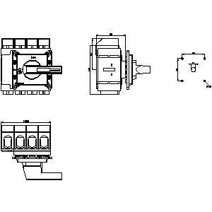 PLC 3LD2305-1TL11 Dispositivos básicos de desconexão do interruptor para controlo de potência