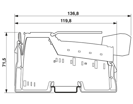 2861412 IB IL AI 8/SF-PAC Phoenix Contact Analog Module com nível de proteção IP20