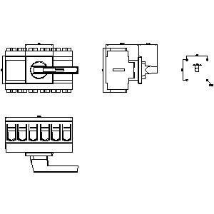 3LD2305-3VK13 Dispositivos Básicos Desconectador Perfeito para Automatização Industrial
