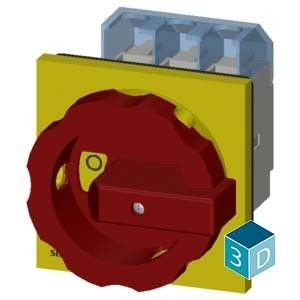 PLC 3LD2504-0TK53 Dispositivos básicos Desconectando interruptor Interruptor de emergência