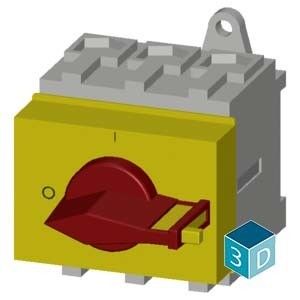 PLC 3LD2530-0TK13 Dispositivos básicos, interruptor de desconexão para manutenção elétrica segura