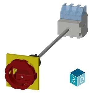 PLC 3LD2545-0TK53 Dispositivos básicos de desconexão do interruptor para distribuição industrial de energia