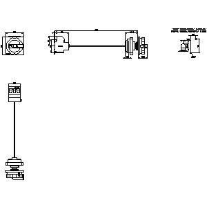 PLC 3LD2545-0TK53 Dispositivos básicos de desconexão do interruptor para distribuição industrial de energia