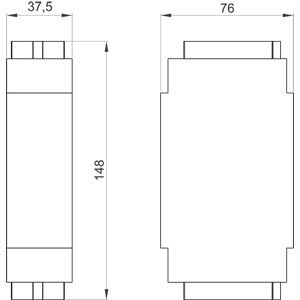 3LD9240-2B Terminal N ou PE para 3LD2 3 e 3LD2 4 160 / 250 A Construção resistente