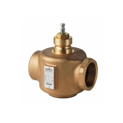 Automatização de edifícios com PLC C/VVI41.15-2.5 Conexão roscada e válvula bidirecional PN16